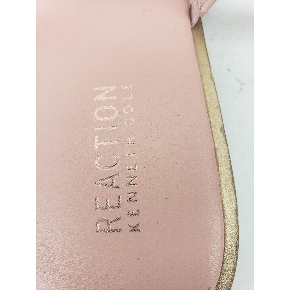 Reaction Kenneth Cole Sloan Four Band Strappy Slide Sandal in Blush Pink Size 10 - Picture 7 of 16